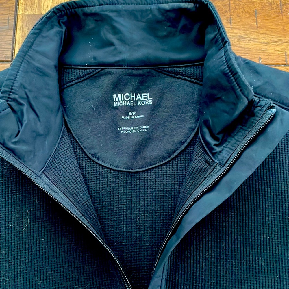 Michael Kors top.  Zip up collar